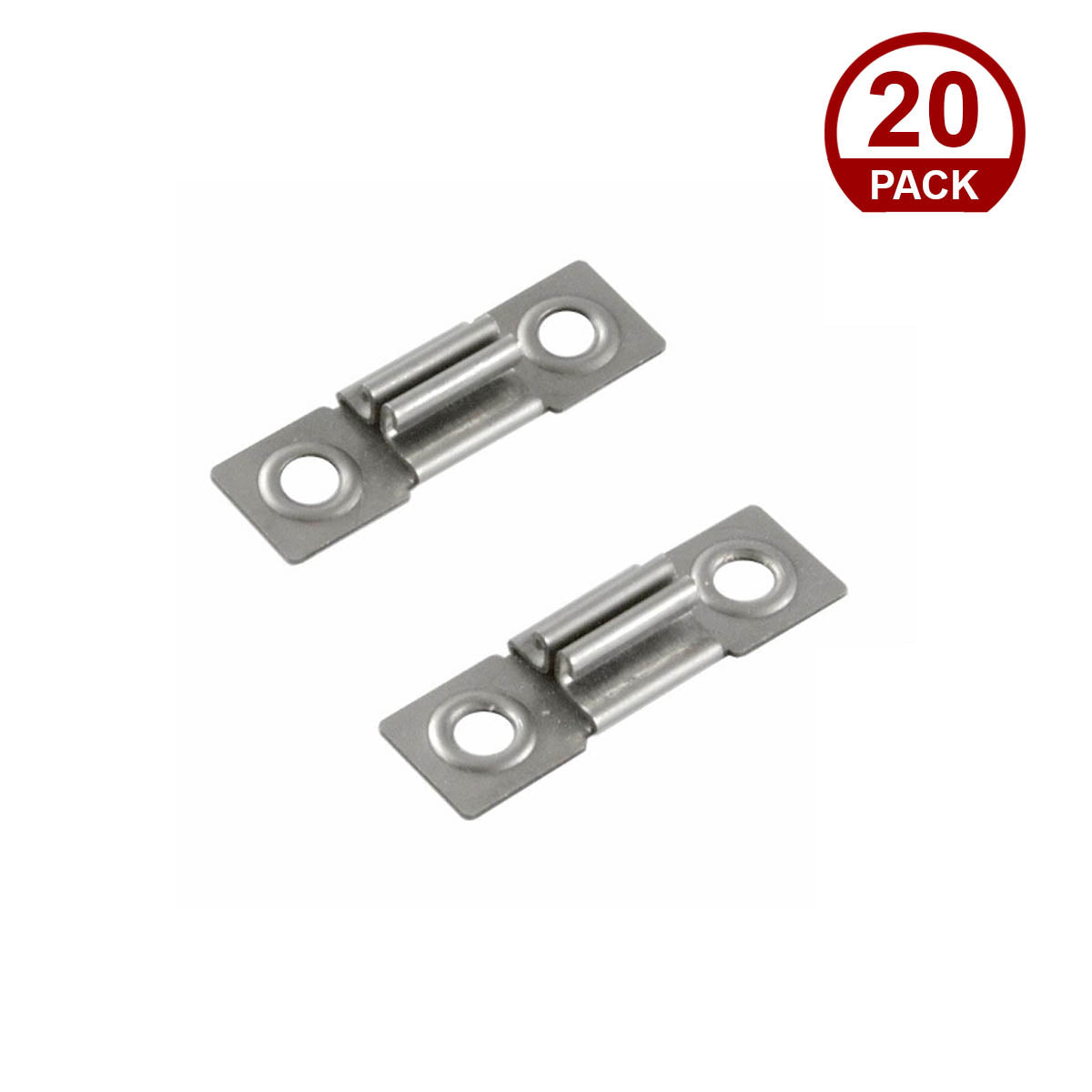 Chromapath Standard Mounting Clips for Square, 45°, and DUO Channels, Pack of 20