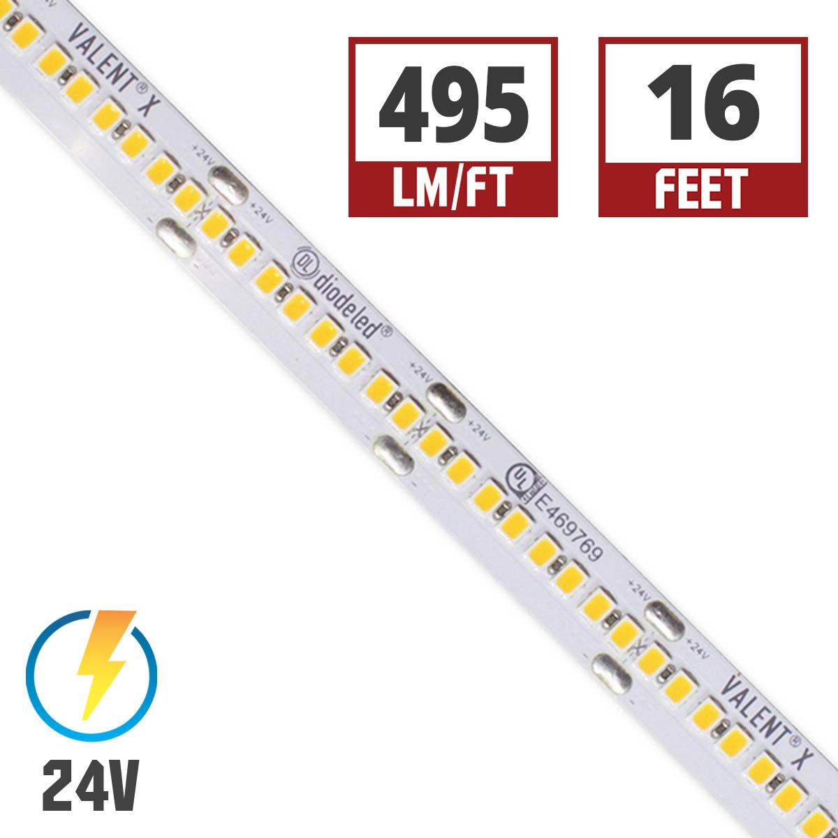Diode LED VALENT X Tight-Pitch LED Strip Light - Bees Lighting