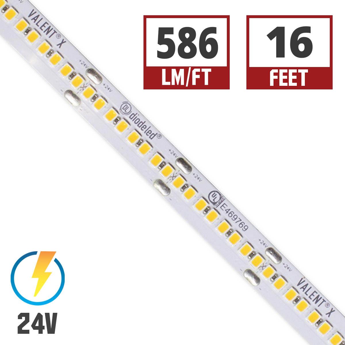 Diode LED VALENT X Tight-Pitch LED Strip Light - Bees Lighting