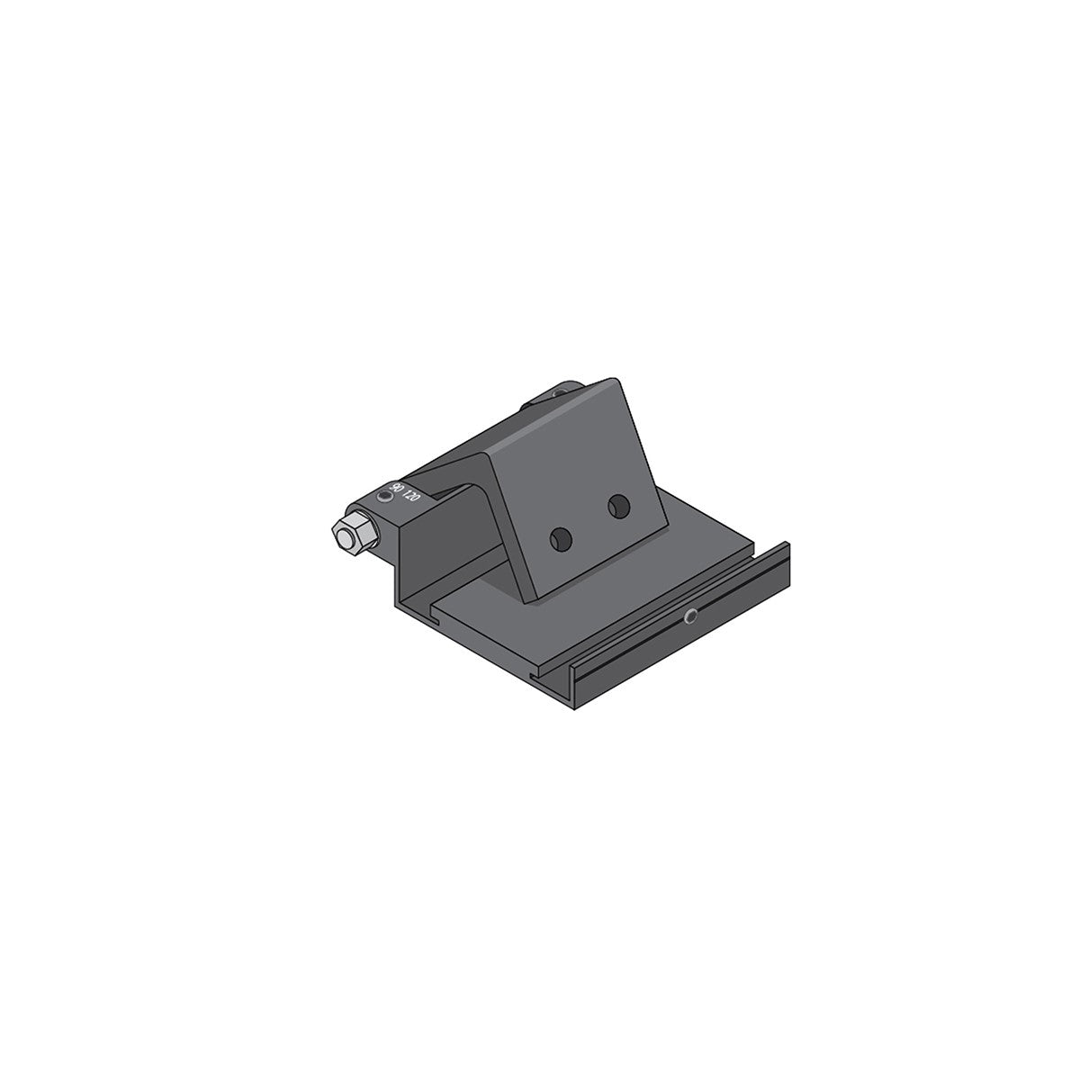 BROADWAVE LED Wall Washer Hinged Bracket, Black, 2-Pack - Bees Lighting