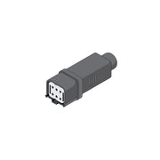 BROADWAVE LED Wall Washer Termination Cap, Wet Location Connector, Black - Bees Lighting