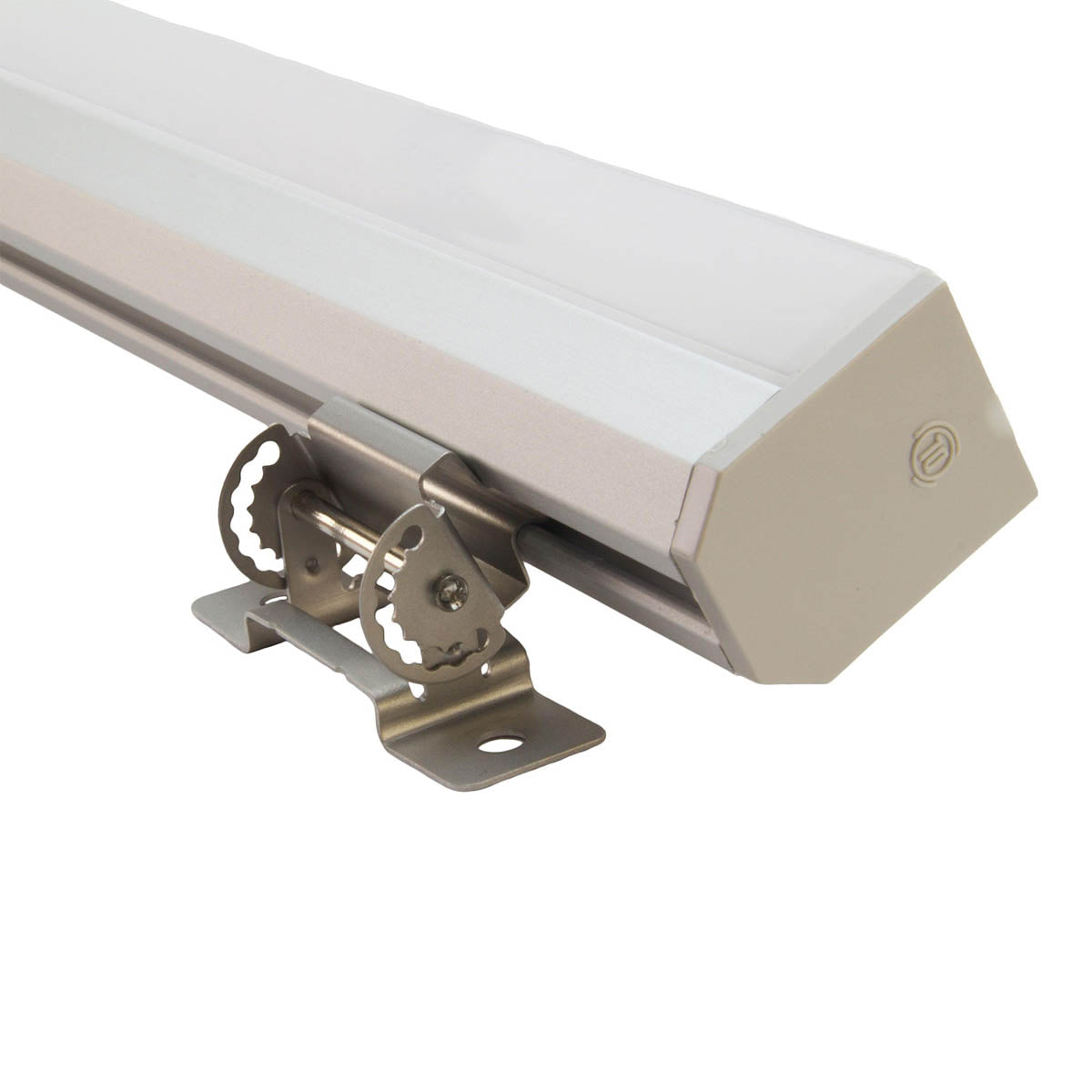 Aluminum Rotating Mounting Clips for Square, 45°, and DUO Channels, Pack of 2 - Bees Lighting