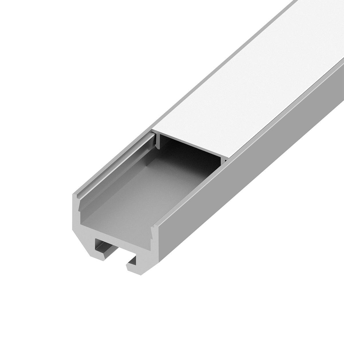 48in. Chromapath Builder, Square White LED Channels for 12mm strip lights - Bees Lighting