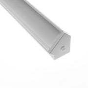 Chromapath 45 Degree Single End Cap Set for 45° Channels, White - Bees Lighting