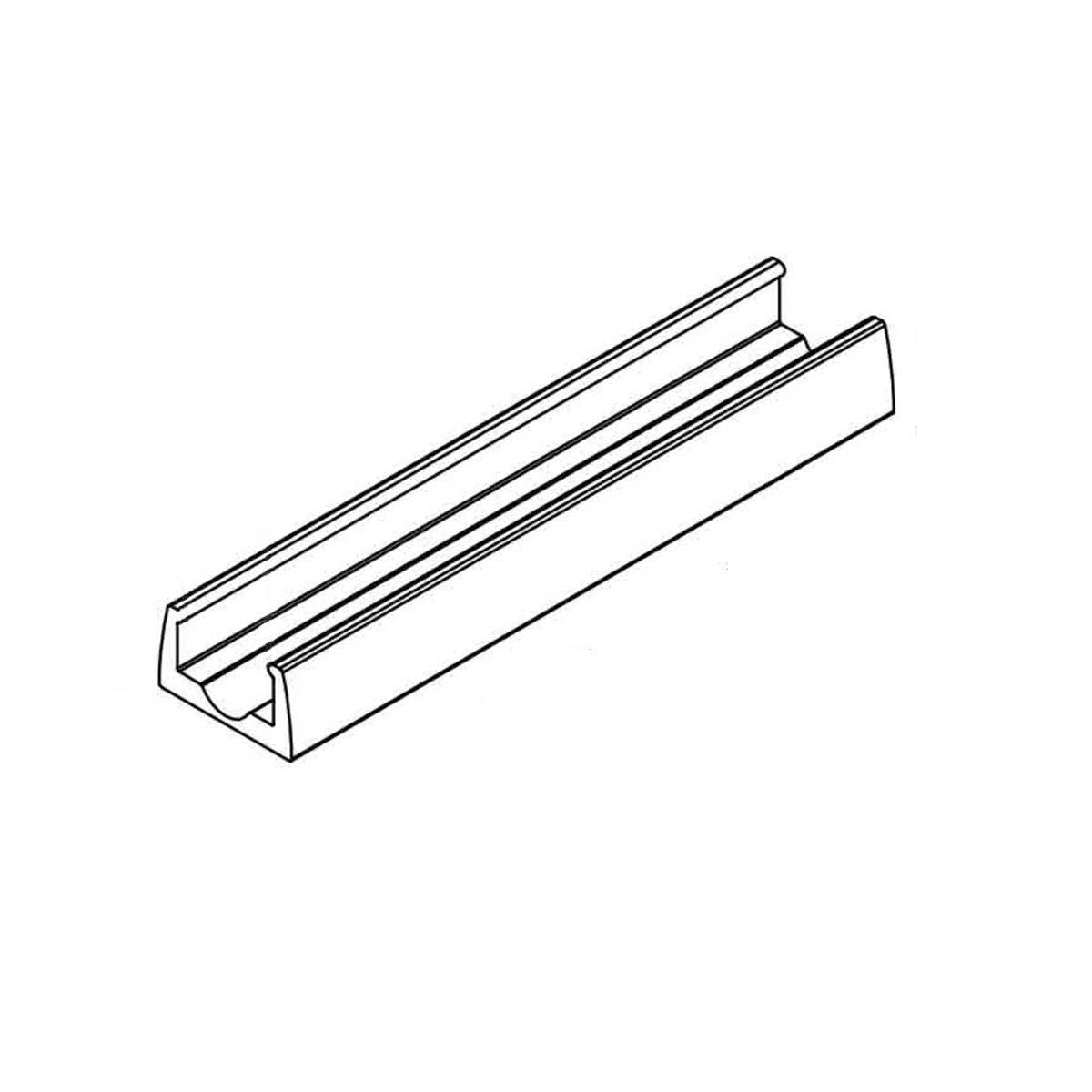 37.5in. Mounting Channel with Pack of 4 Screws, For Infiniline Strip Light