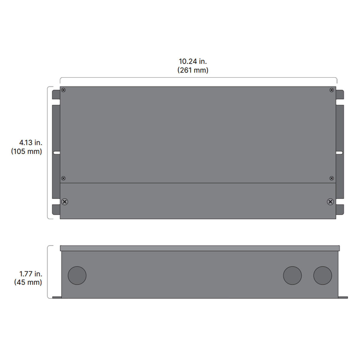OMNIDRIVE X 200 Watts, 24VDC LED Driver, ELV, Triac and 0-10V Dimming, 120-277V - Bees Lighting
