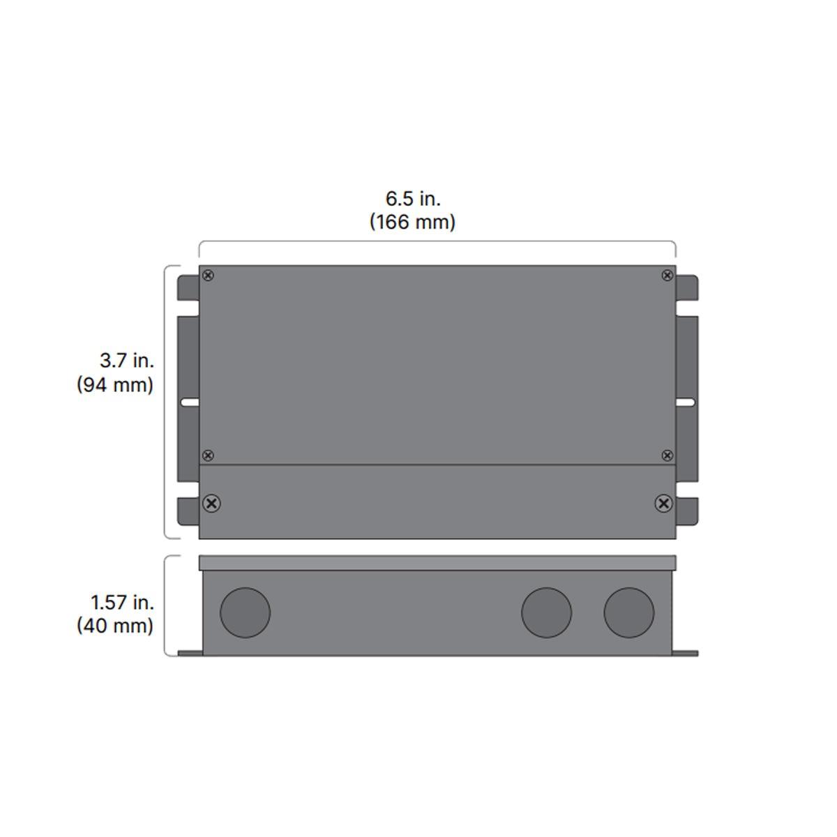 OMNIDRIVE X 30 Watts, 24VDC LED Driver, ELV, Triac and 0-10V Dimming, 120-277V - Bees Lighting