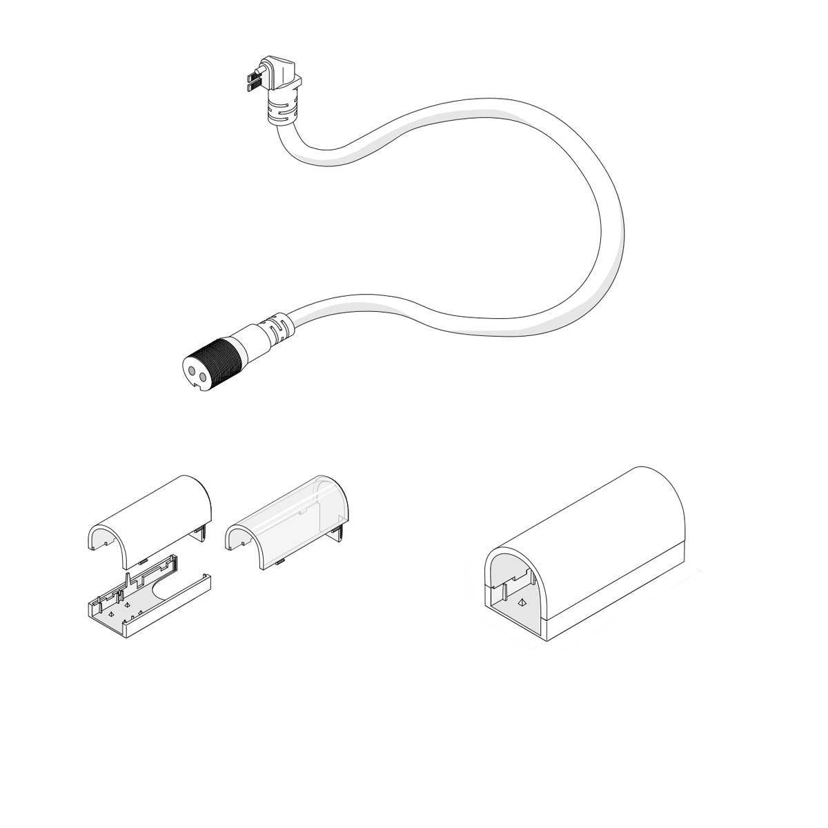 Diode LED NEON BLAZE Connector Accessories - Bees Lighting