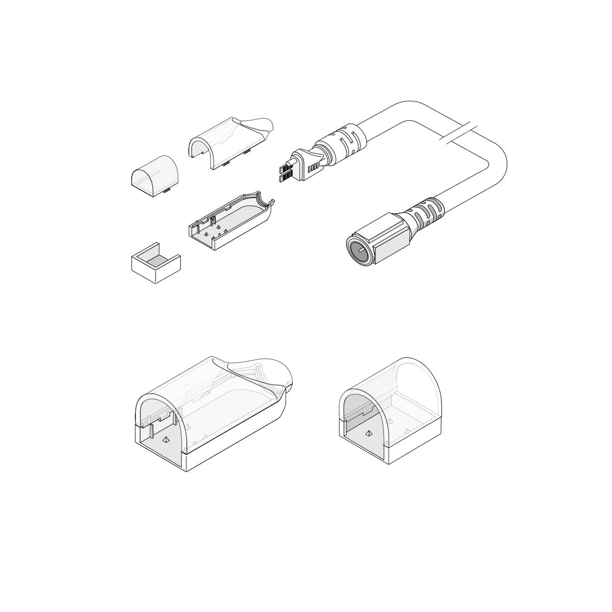 Diode LED NEON BLAZE Connector Accessories - Bees Lighting