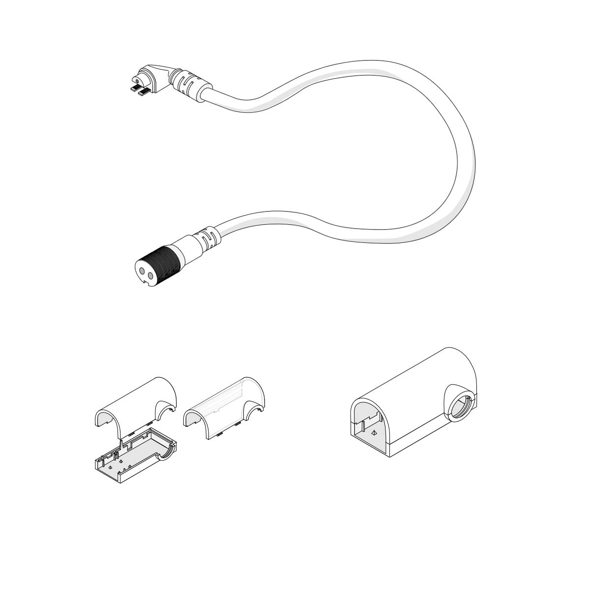 Diode LED NEON BLAZE Connector Accessories - Bees Lighting