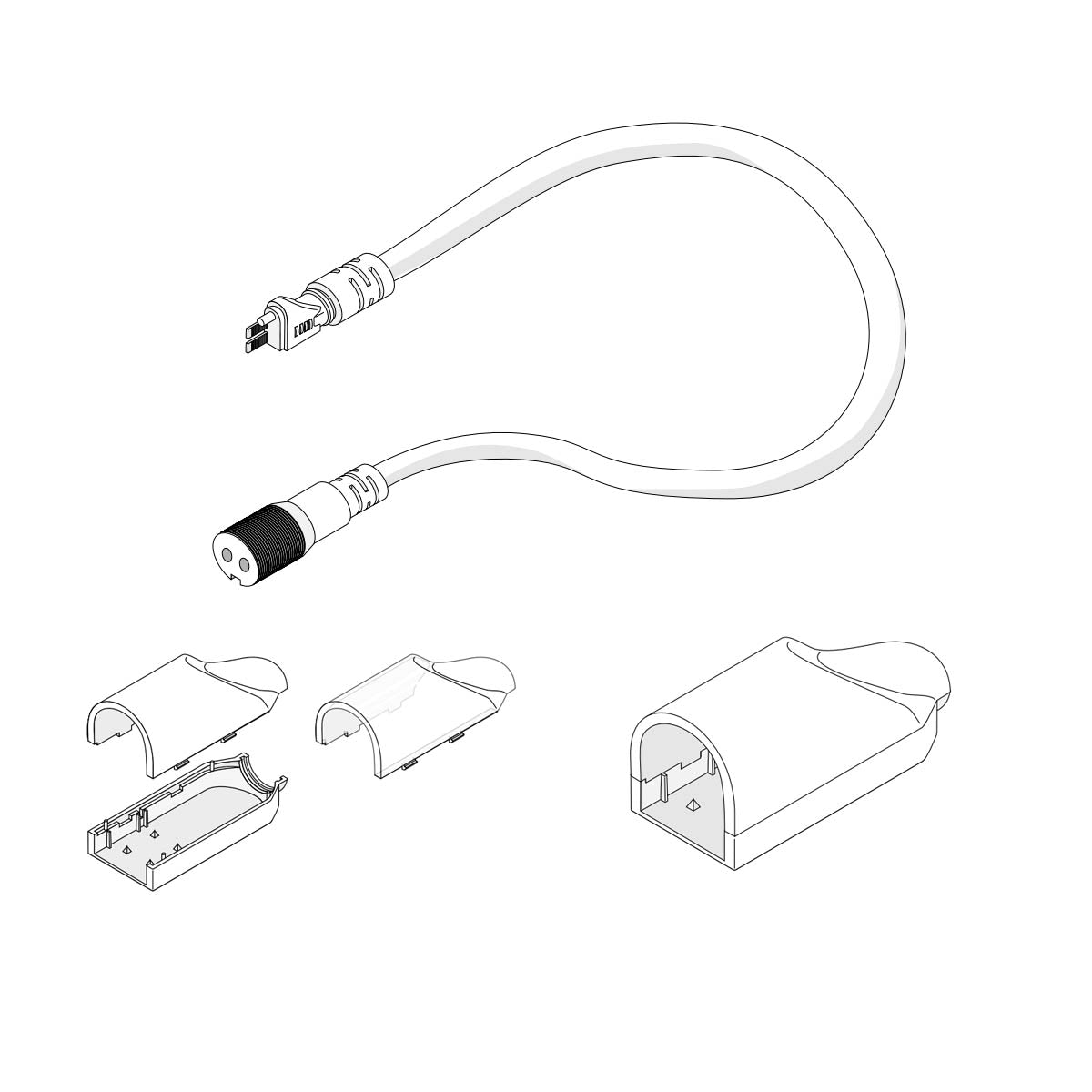 Diode LED NEON BLAZE Connector Accessories - Bees Lighting