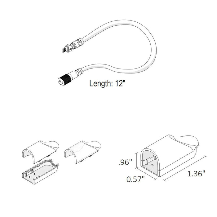 Diode LED DI-24V-SE-NBL4-BL-16 - 16ft Neon Blaze Flexible LED Lighting ...