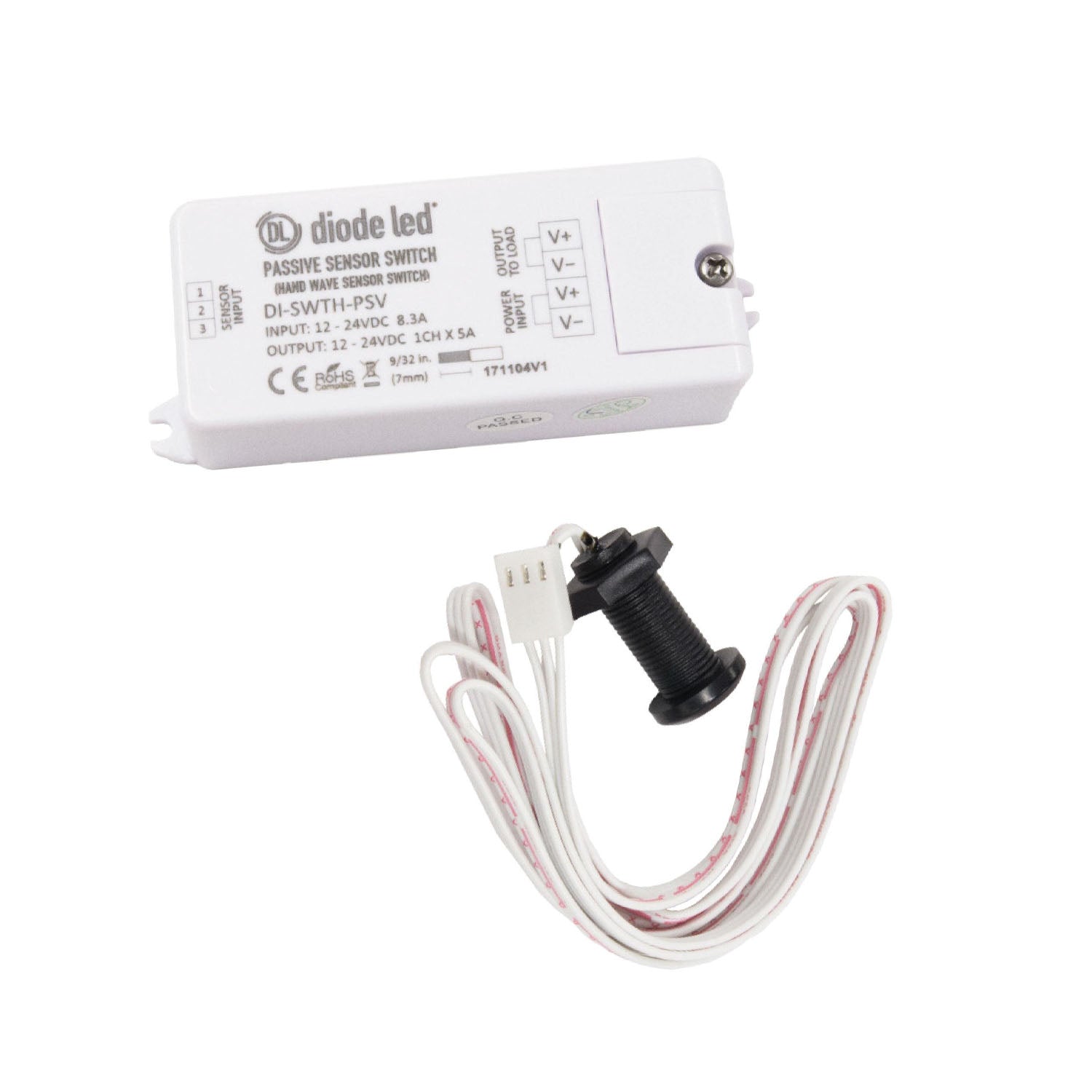 Passive Sensor Switch for 12-24V DC LED Tape lights and fixtures - Bees Lighting