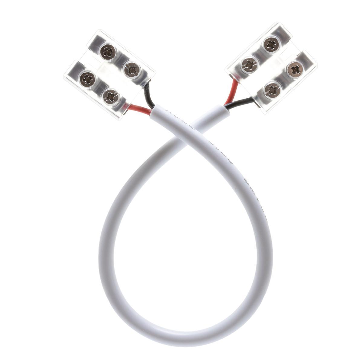 8mm Tape to Tape Terminal Block Connector with 60in. Jumper Cable - Bees Lighting