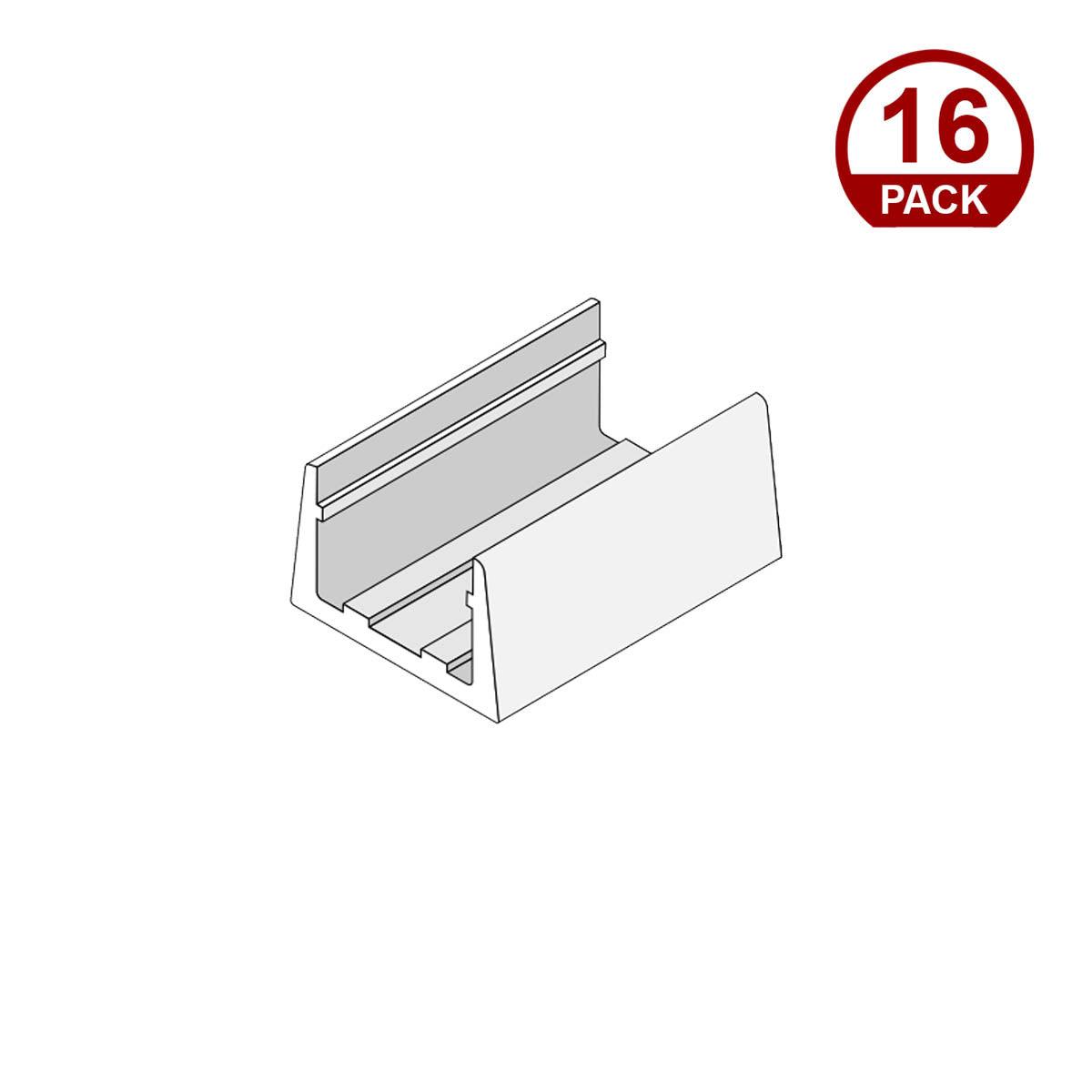 NEON BLAZE Top Bending Bottom U-clip, Pack of 16 - Bees Lighting