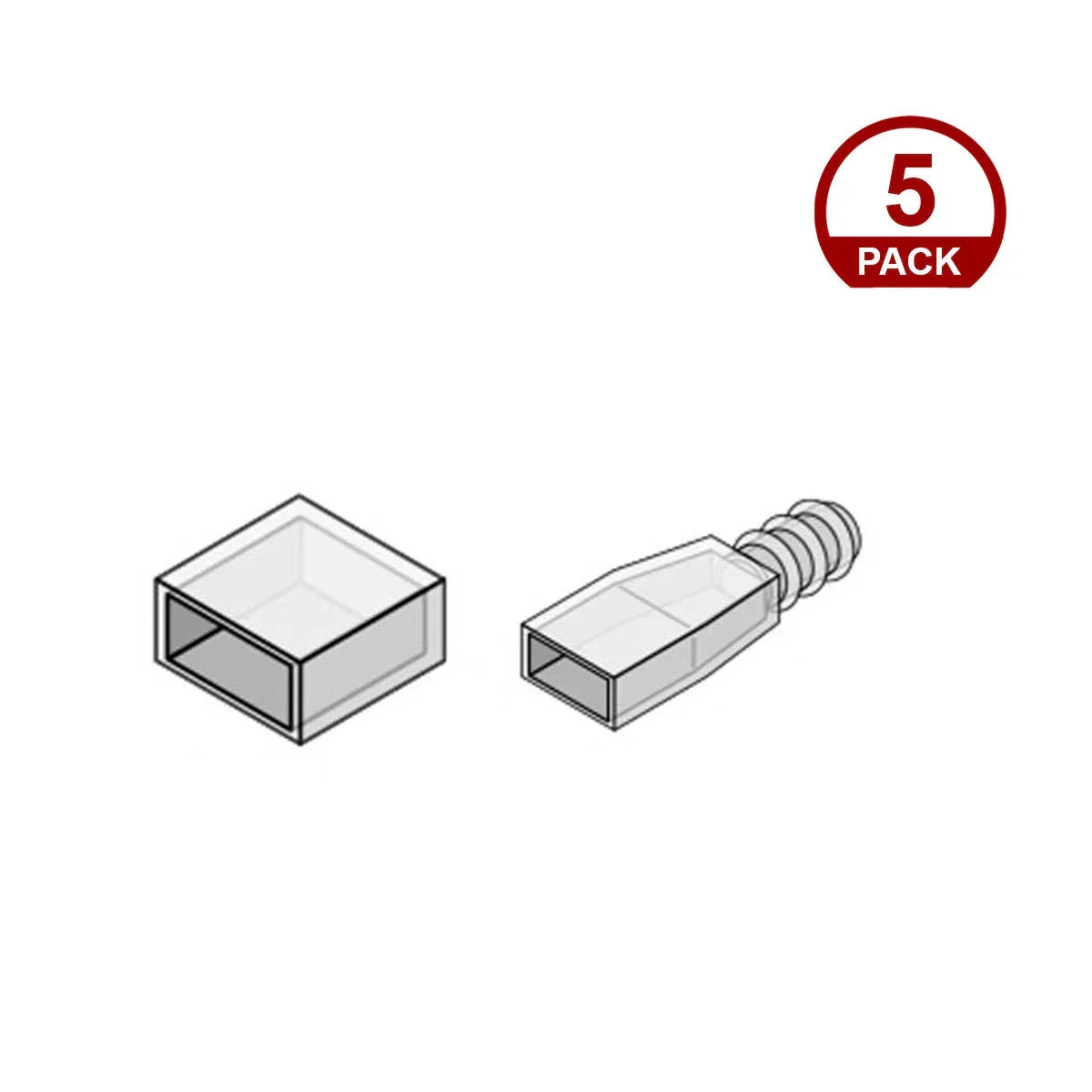 Diode LED DIWL12MMEC5 Silicone End Cap set for Valent X Wet