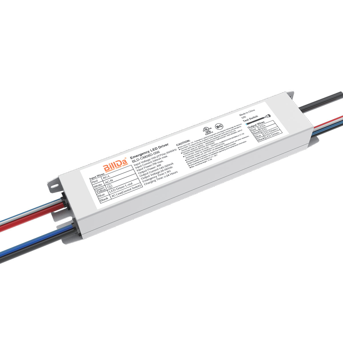 Emergency Battery Backup Inverter 8 Watts, 100-277V Input, 60-180V DC Output