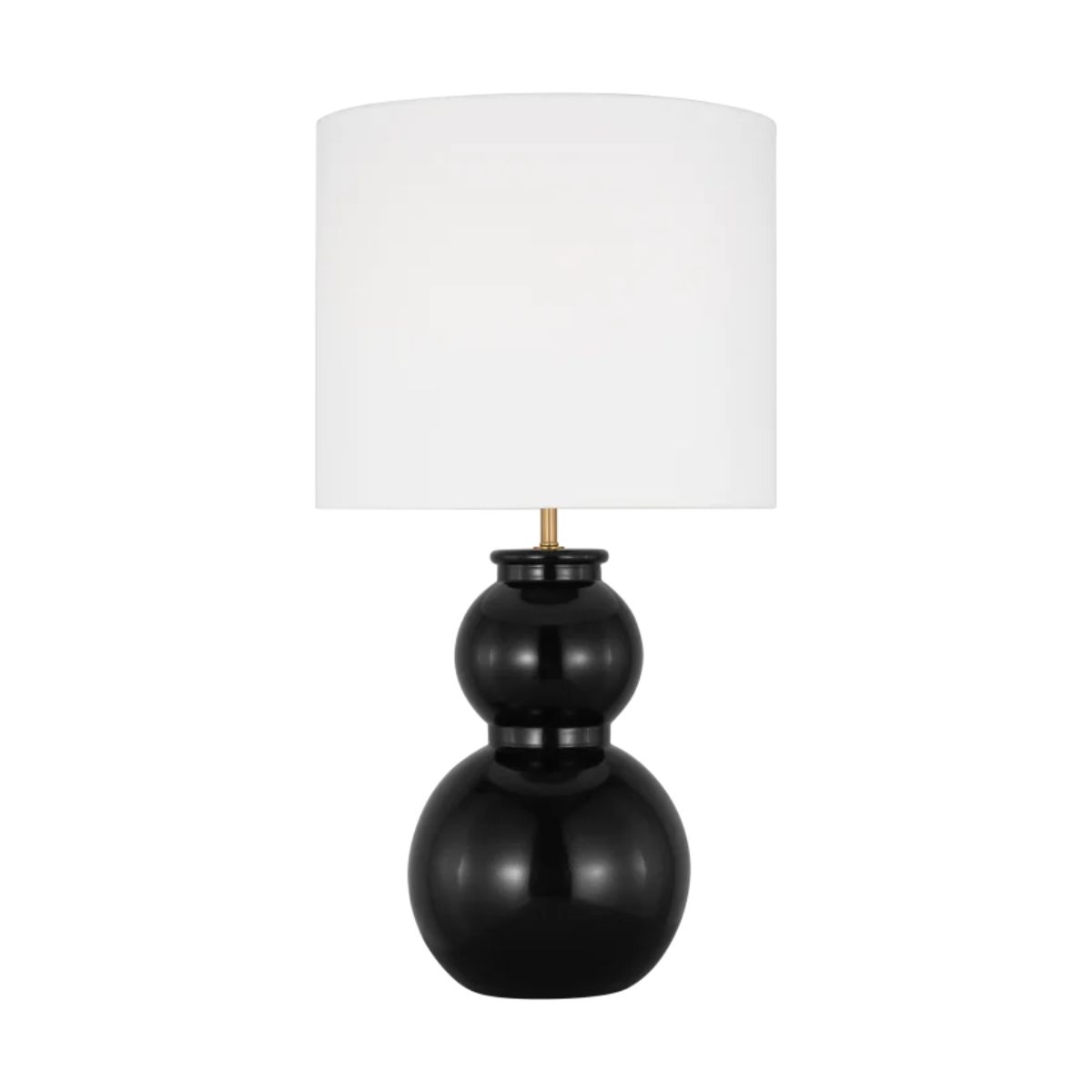 Buckley Medium Table Lamp Gloss Black Finish - Bees Lighting