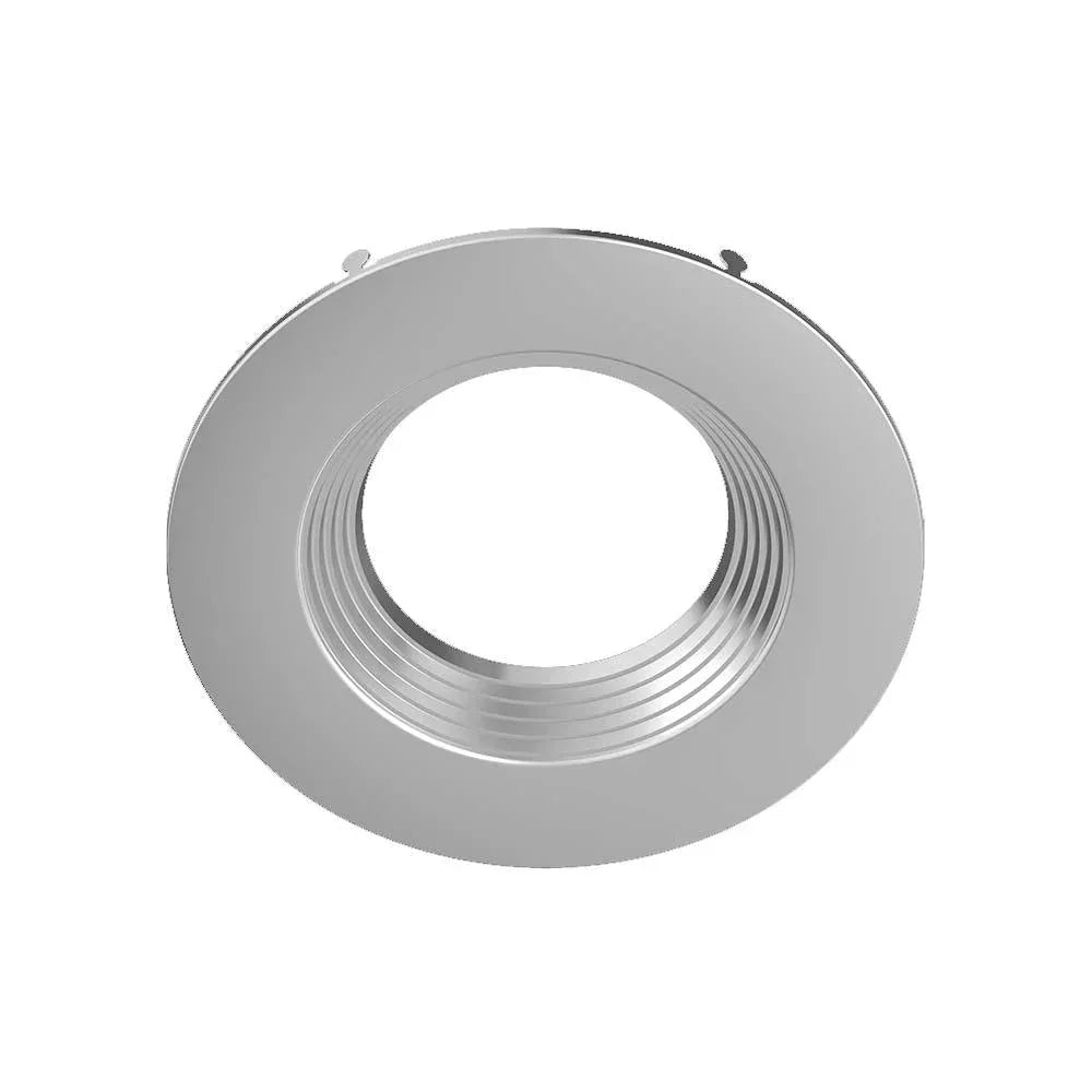 6" Round Trim Baffle Brushed Nickel Finish - Bees Lighting