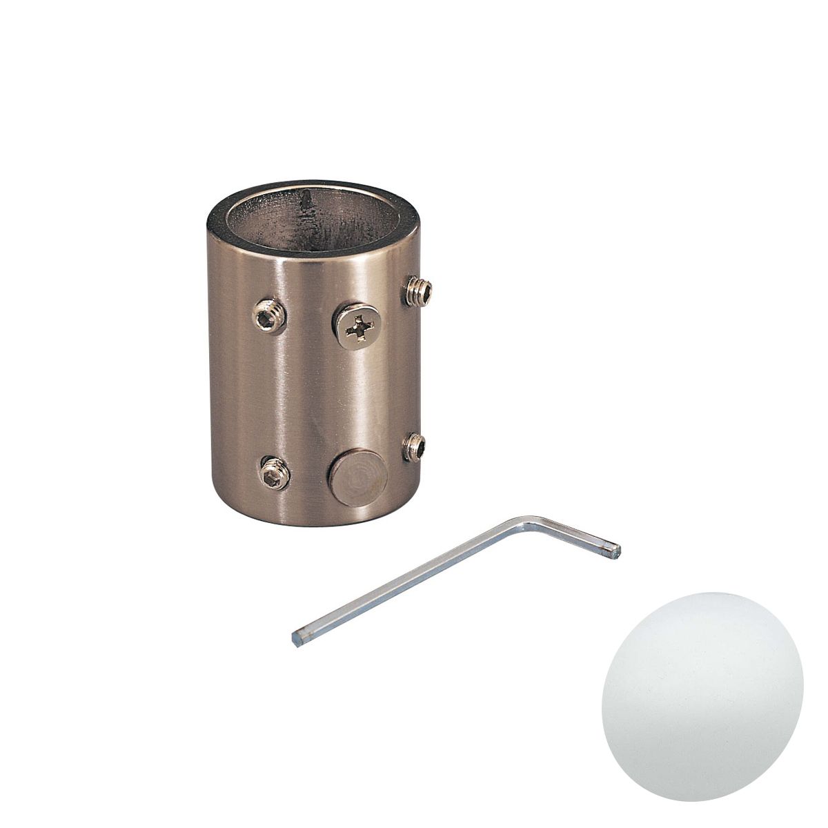 Ceiling Fan Downrod Coupler White Finish - Bees Lighting