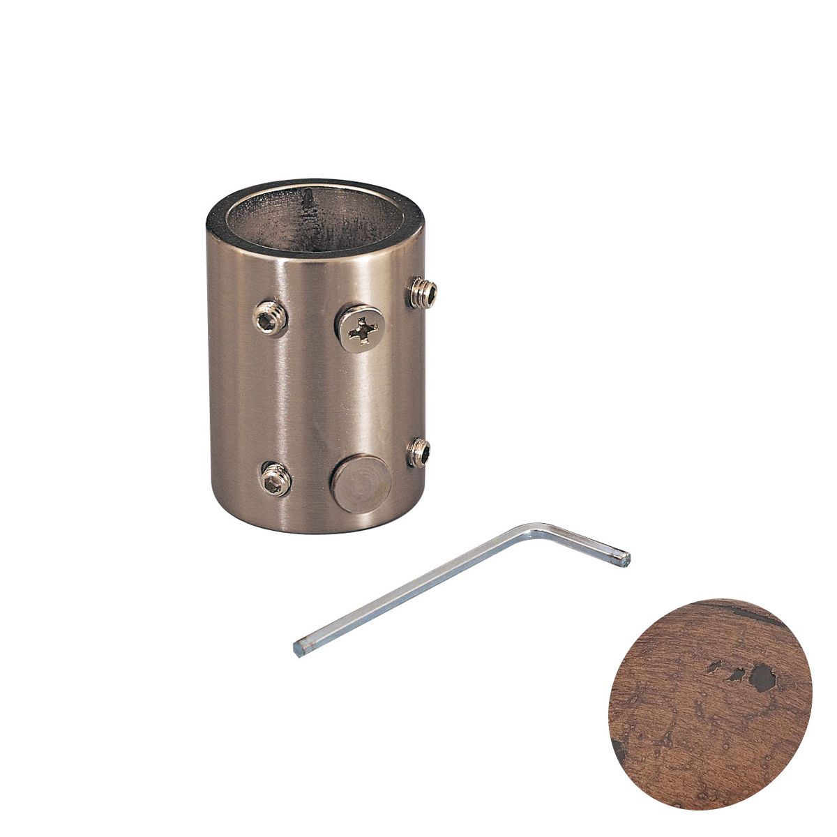 Minka Aire Downrod Coupler Distressed Koa Finish - Bees Lighting