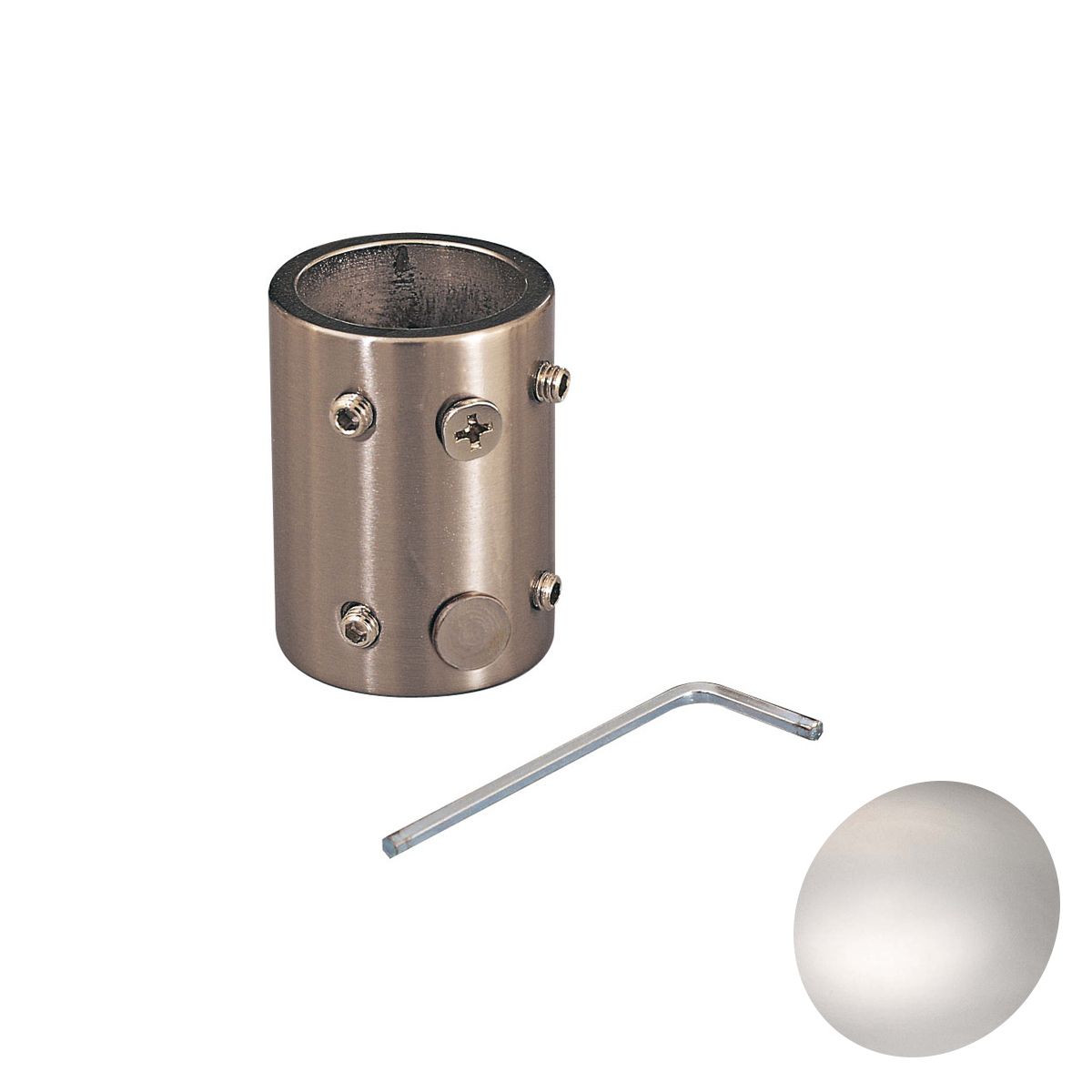 Minka Aire Downrod Coupler Polished Nickel Finish - Bees Lighting