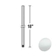 Minka Aire 18" Downrod White Finish - Bees Lighting