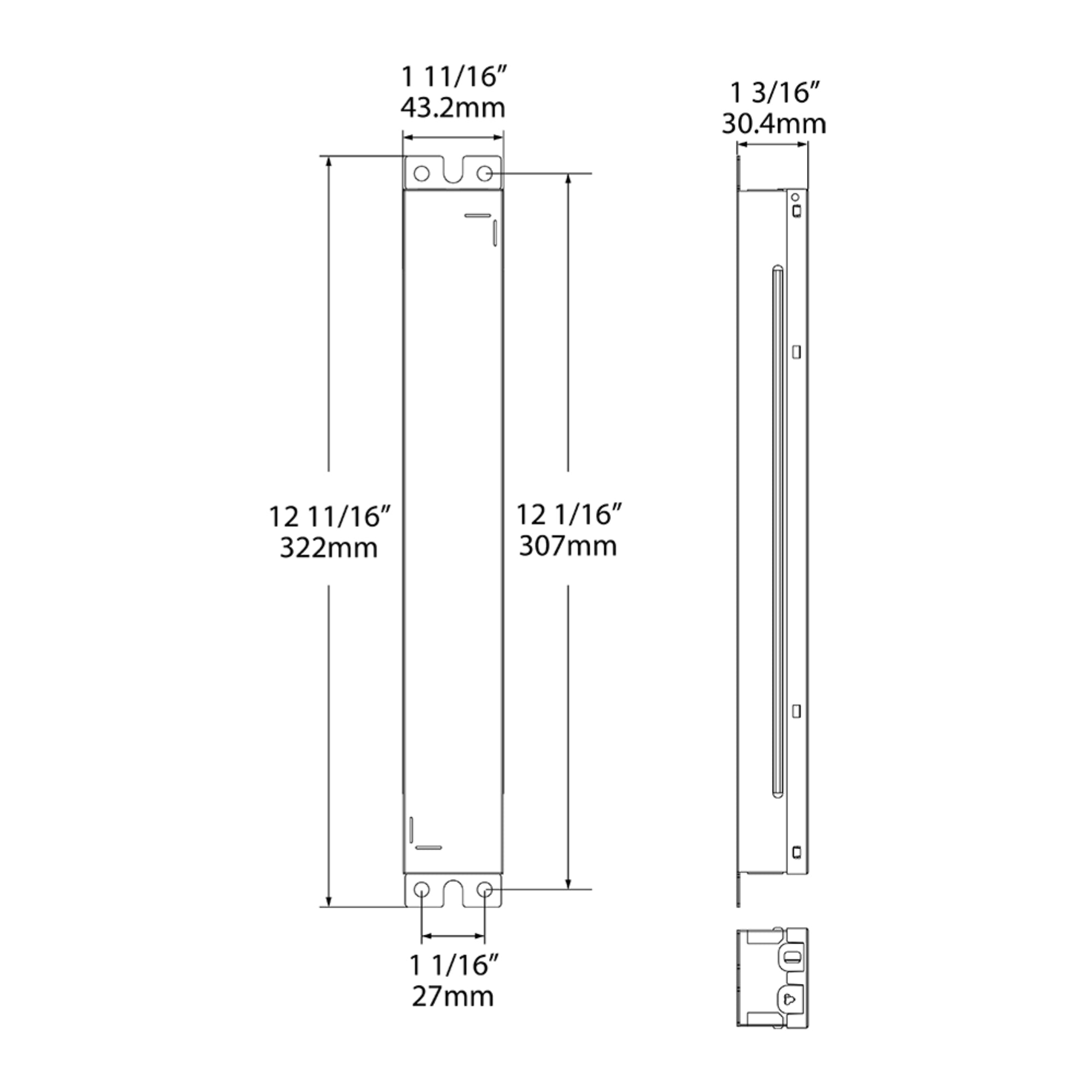 10W Emergency Battery Backup Inverter, Type B Lamps Compatible
