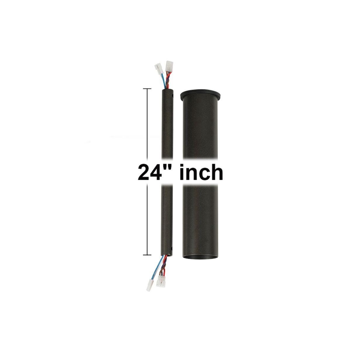 24-Inch Bronze Extension Downrod - Bees Lighting