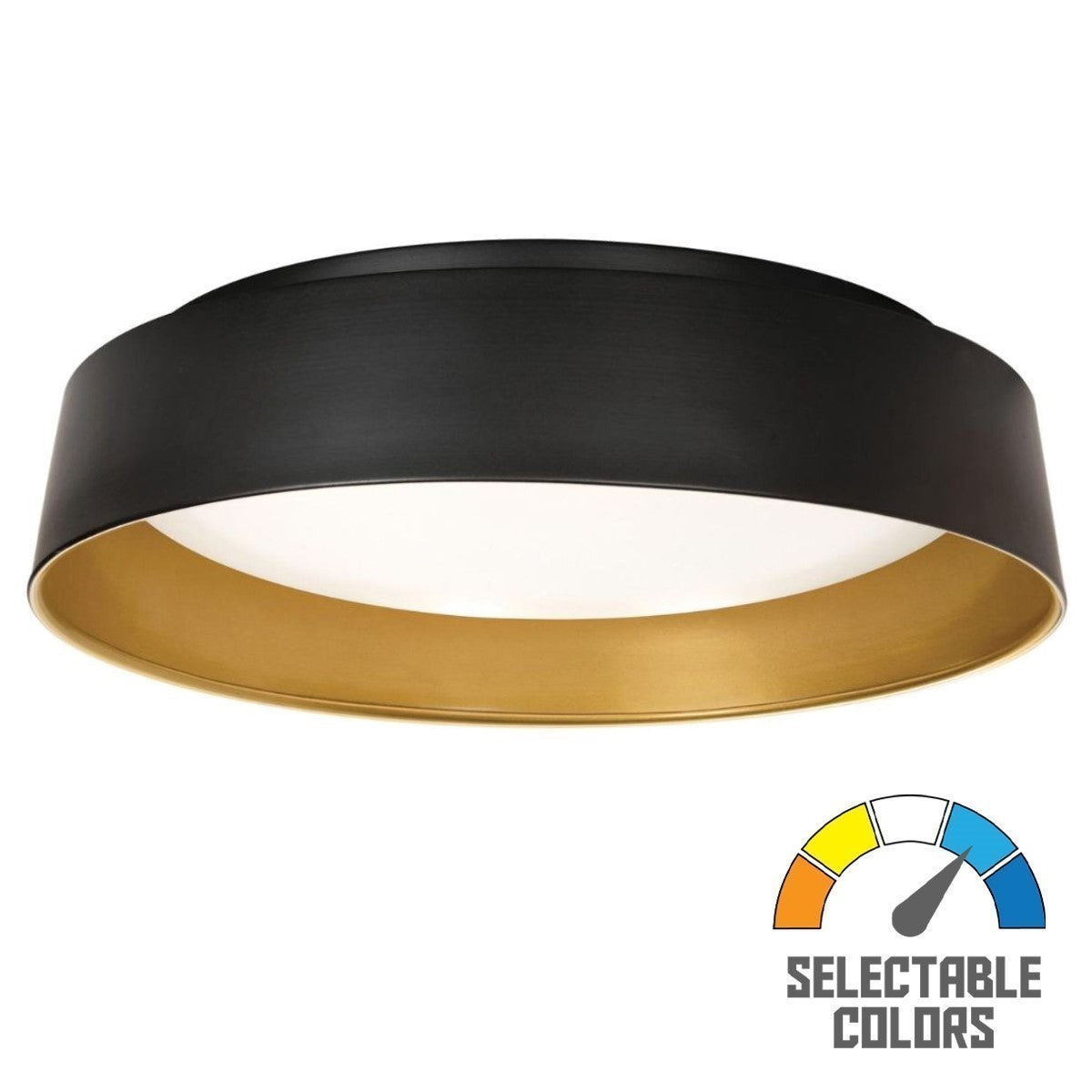 Duncan Selectable CCT LED Flush Mount Light
