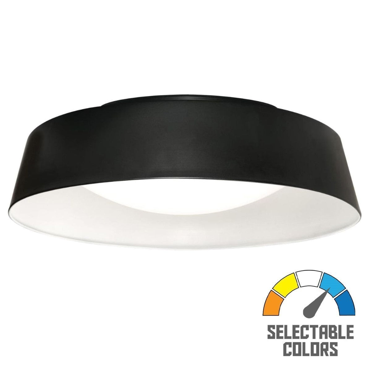 Duncan Selectable CCT LED Flush Mount Light