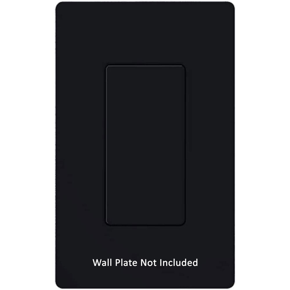 Diva Blank Decorator Outlet Insert, Black - Bees Lighting