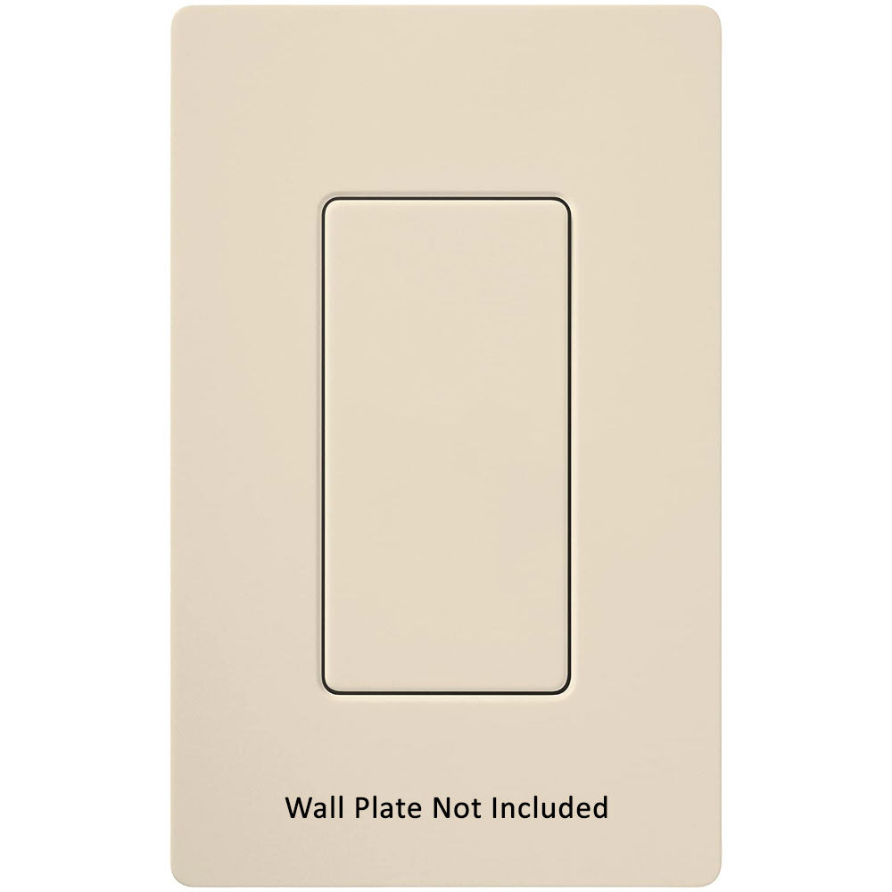 Diva Blank Decorator Outlet Insert, Light Almond - Bees Lighting