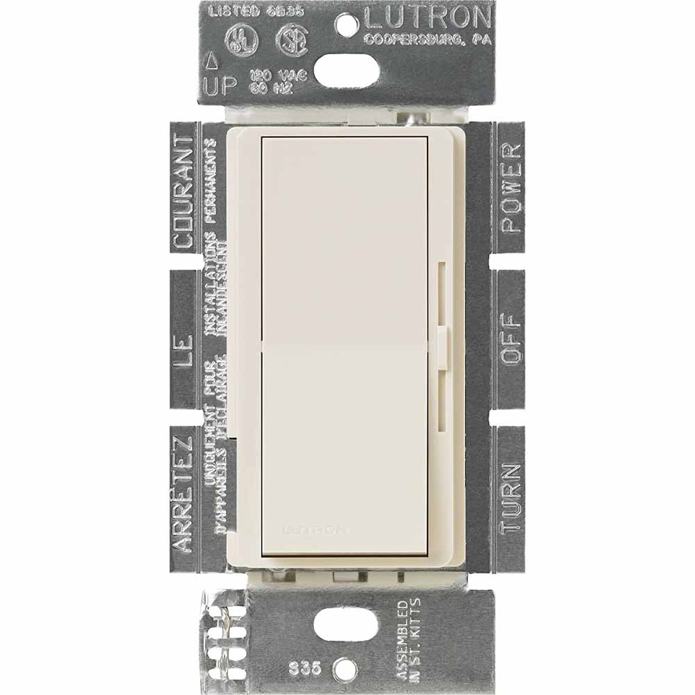 Lutron Diva 3-Speed Fan Control and Light Switch, 1.5A Fan/1A LED, Single Pole - Bees Lighting