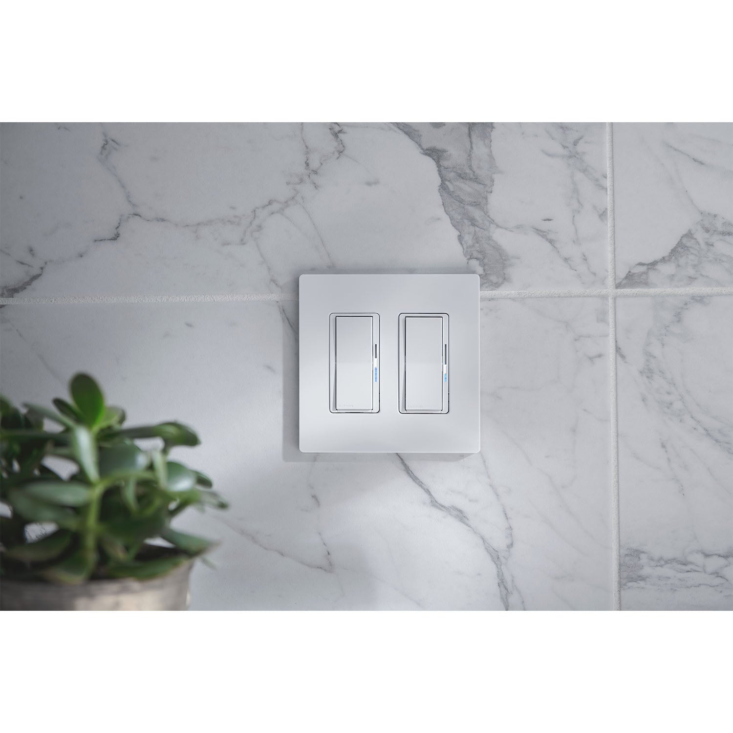Caseta Smart Dimmer Switch ELV+, 250 Watts, Neutral Required, Light Almond - Bees Lighting