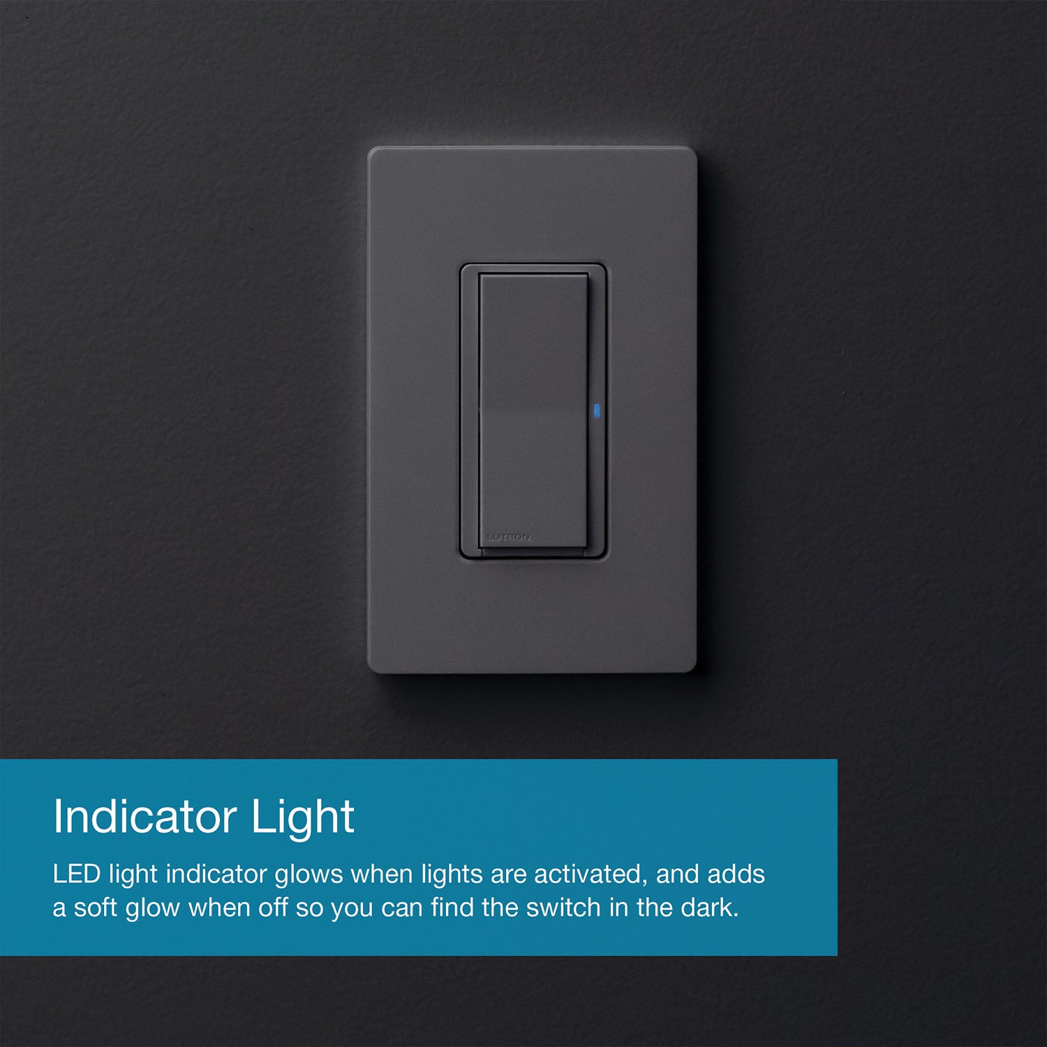 Caseta Claro Smart Switch, 5A, Neutral Required, Single Pole or Multi-Location, Black - Bees Lighting
