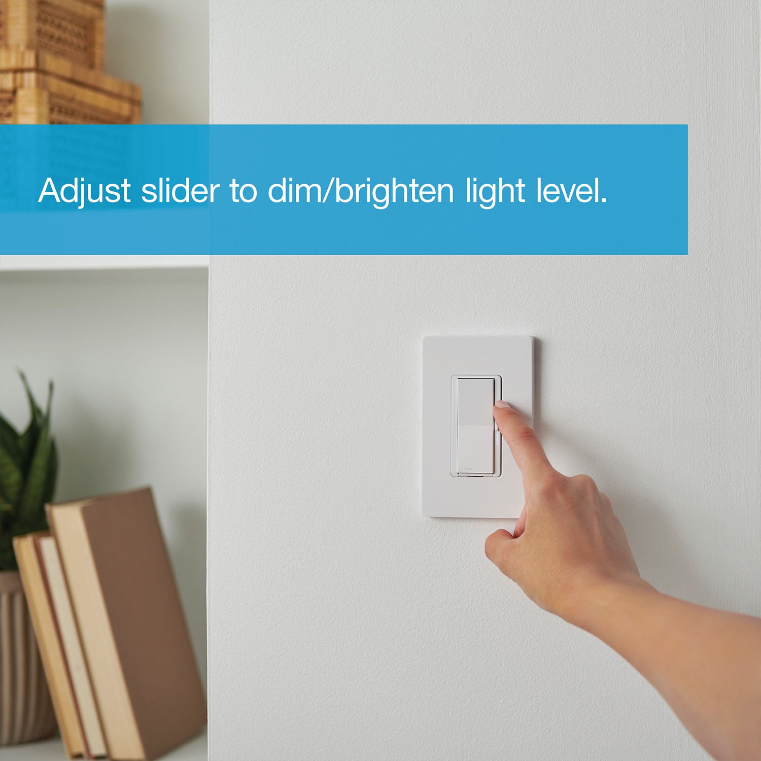 Caseta Diva Smart Dimmer Switch, 150-Watt LED, 3-Way/Multi-Location, White - Bees Lighting