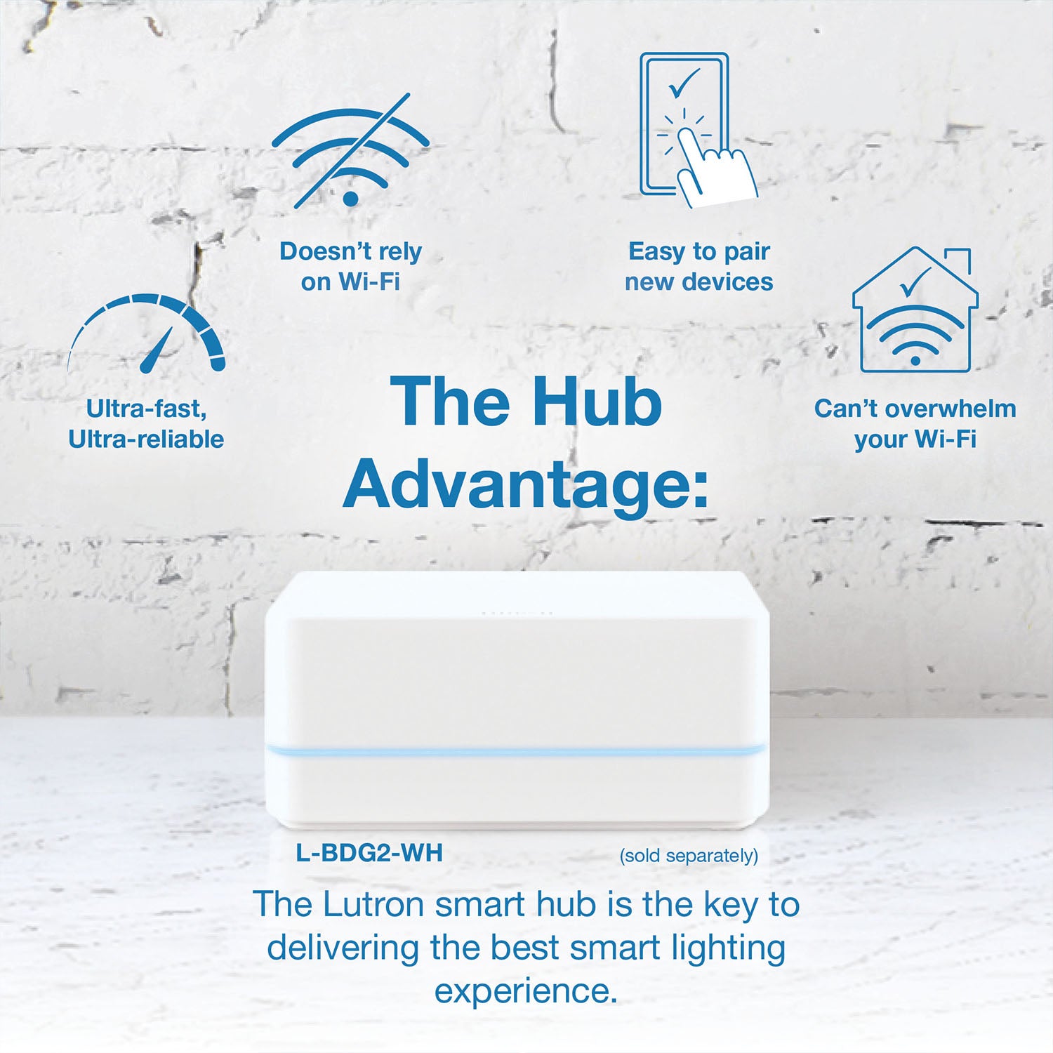 Caseta Diva Smart Dimmer Switch, 150-Watt LED, 3-Way/Multi-Location, White - Bees Lighting