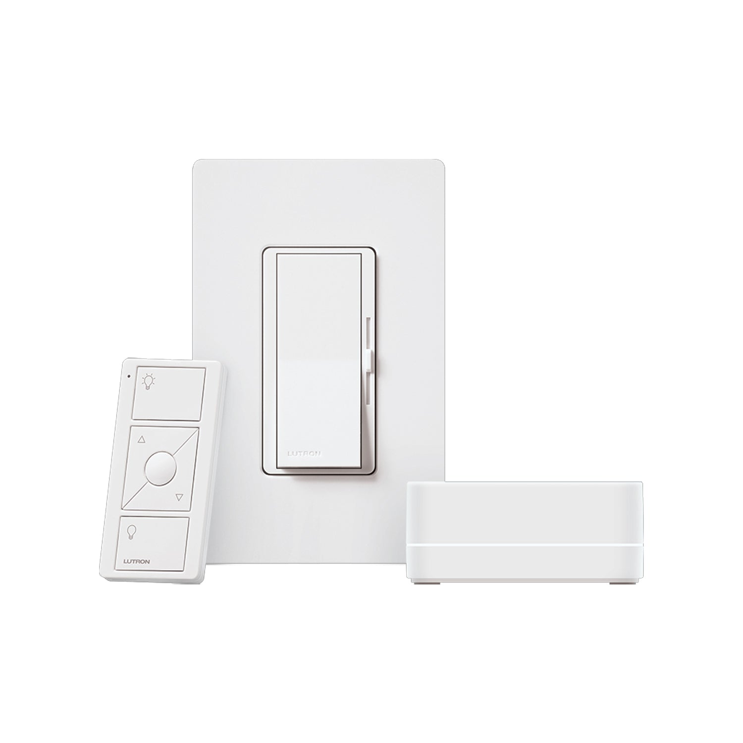 Caseta Wireless Smart Dimmer Starter Kit with Smart Hub and Pico Remote, 150-Watt LED - Bees Lighting
