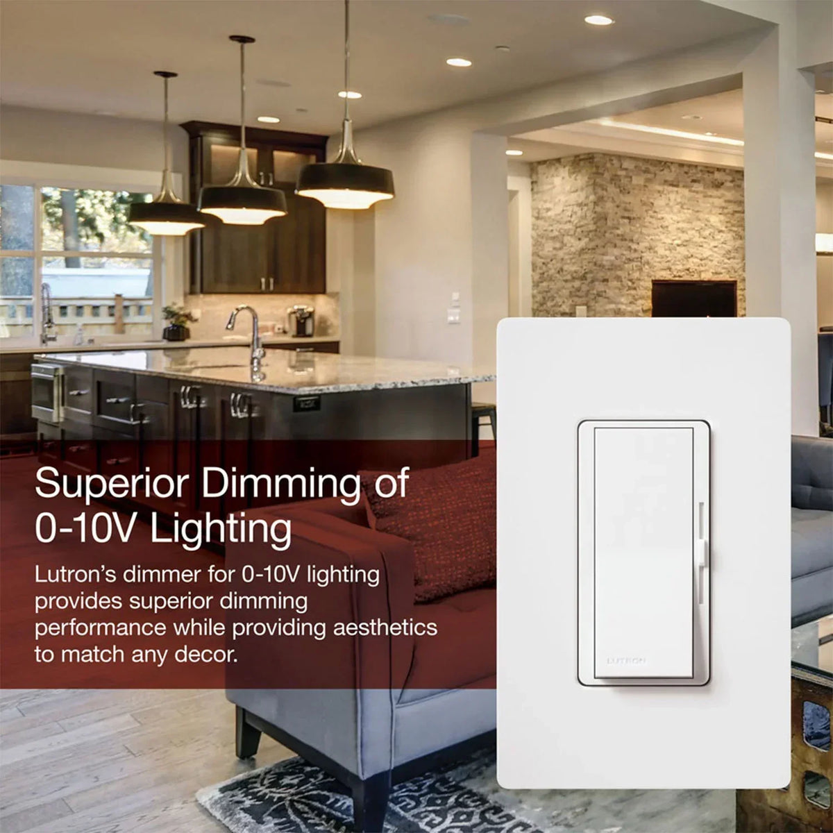 Divva Light Lutron DVSTV-BL Diva 0-10V LED Dimmer | Bees Lighting
