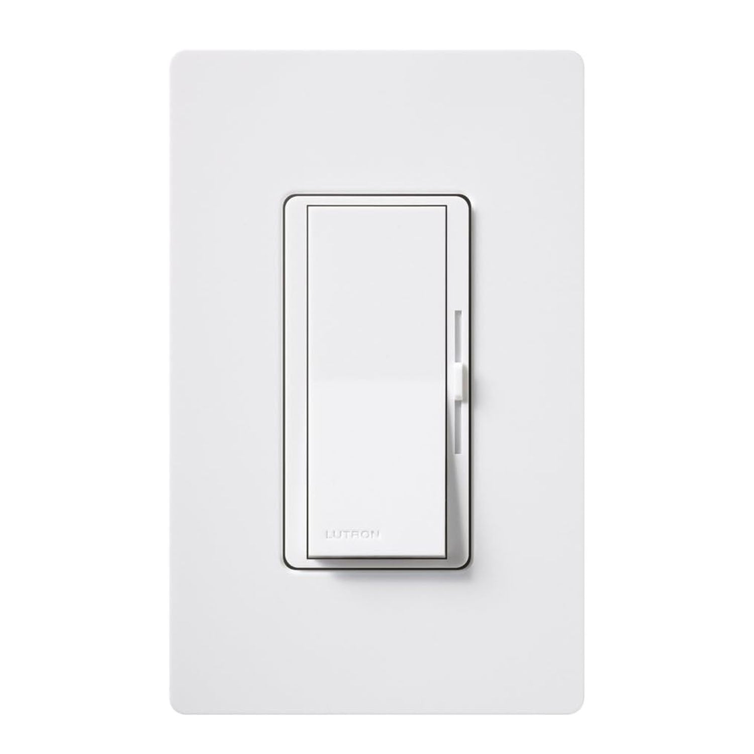 Diva 0-10V Dimmer Switch, Single Pole, 120V-277V LED/Fluorescent, Power Pack Required, White - Bees Lighting