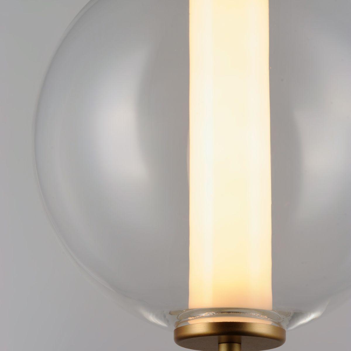 Axle 8 in. LED Pendant Light Gold Finish - Bees Lighting