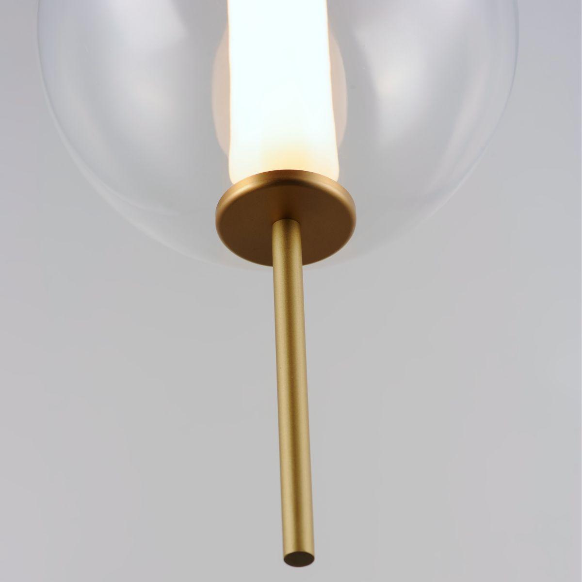 Axle 8 in. LED Pendant Light Gold Finish - Bees Lighting