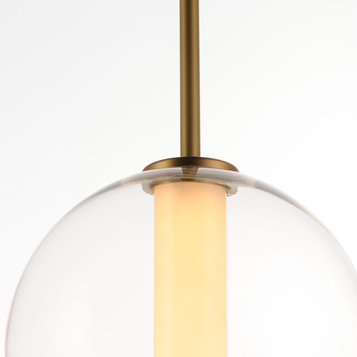 Axle 8 in. LED Pendant Light Gold Finish - Bees Lighting