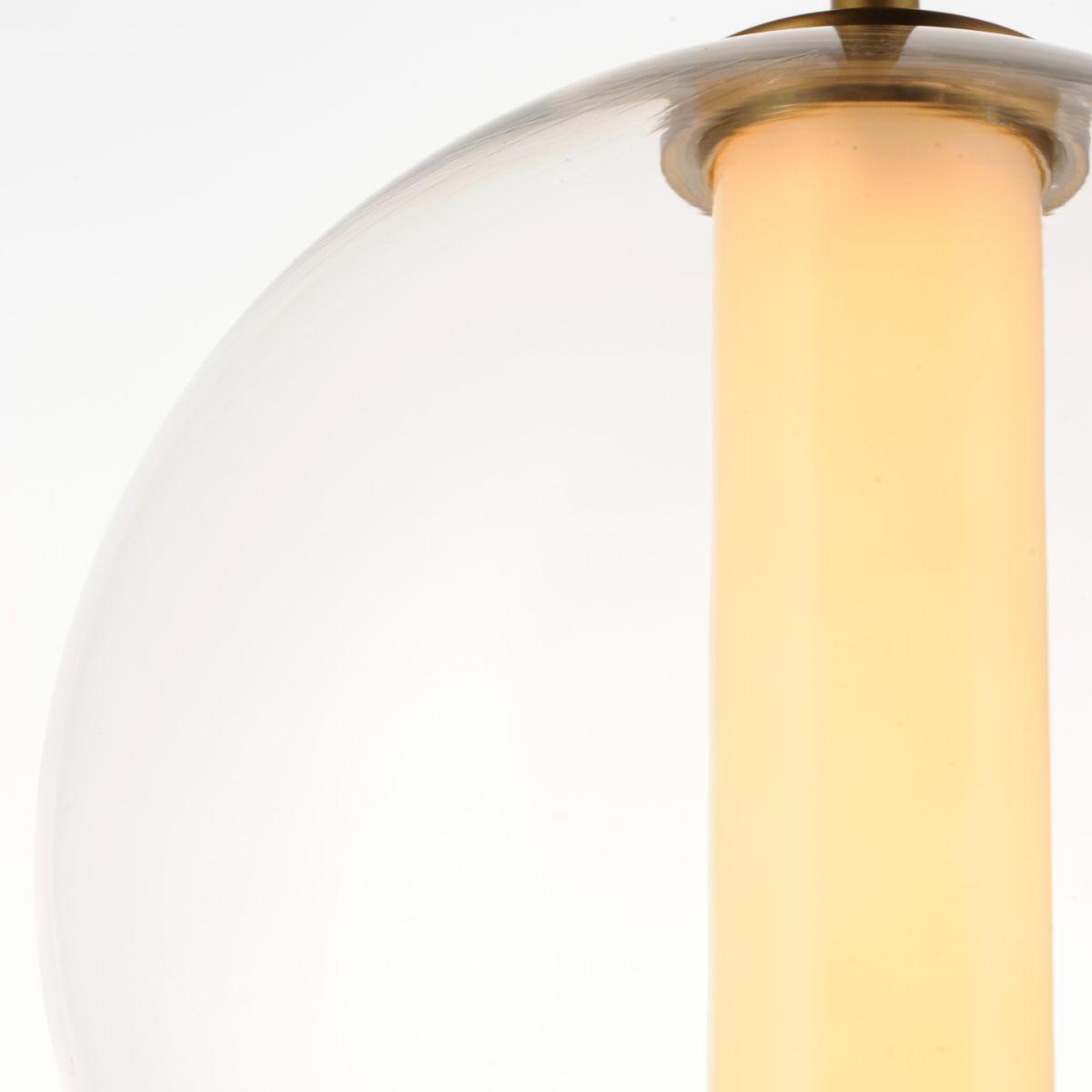 Axle 8 in. LED Pendant Light Gold Finish - Bees Lighting