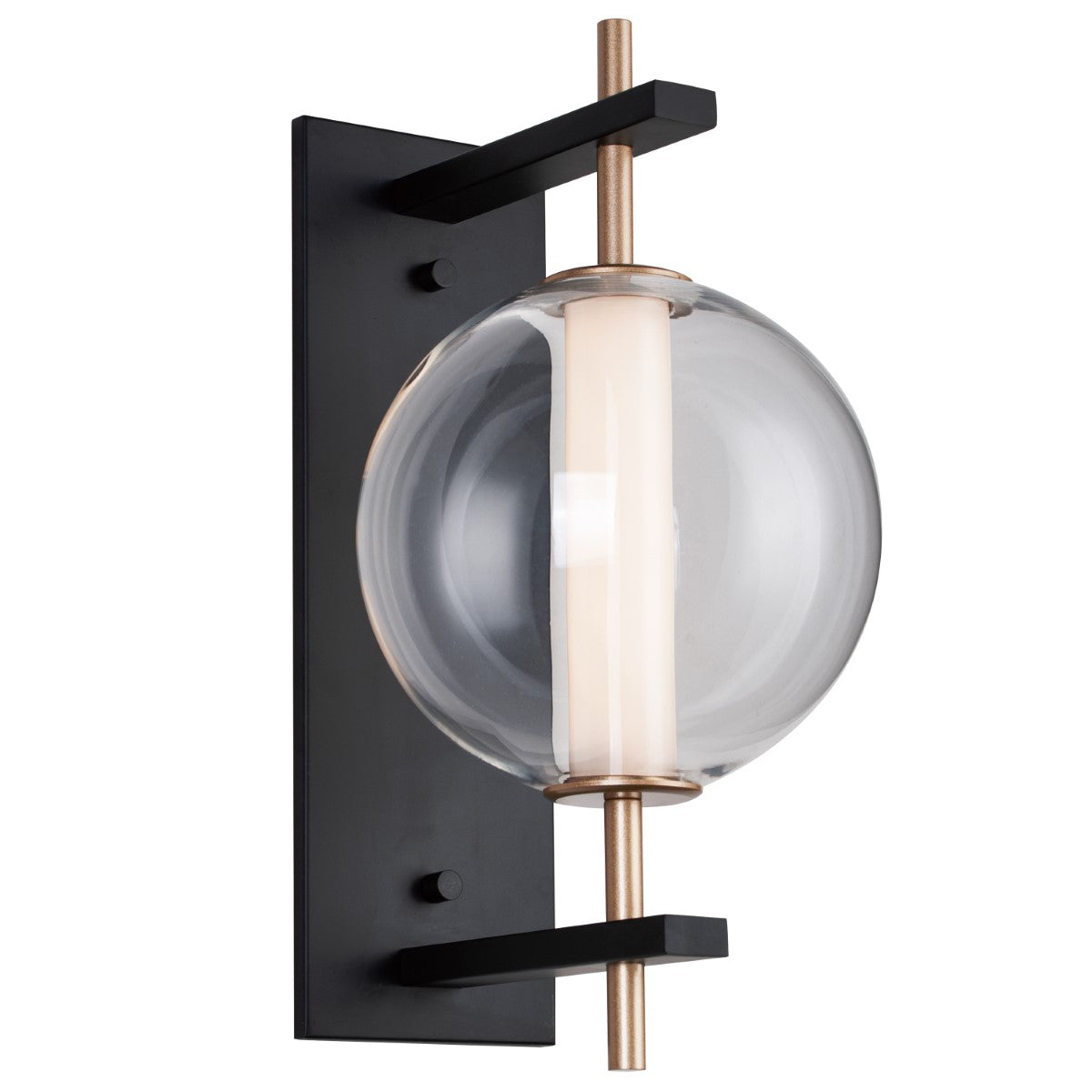 Axle 16 in. LED Armed Sconce Gold finish