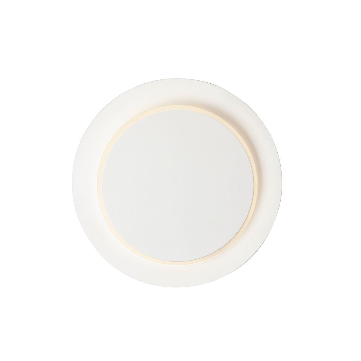 Revolver 10 in. LED Wall Light White finish - Bees Lighting