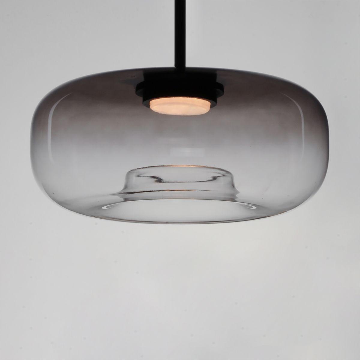 Bombona 16 in. LED Pendant Light Black Finish - Bees Lighting