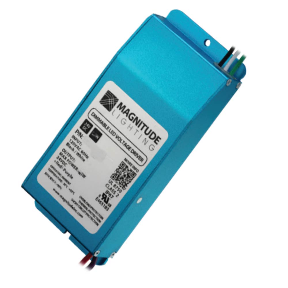 E-Series 20 Watts 120V Input 12VDC Output Dimmable Electronic LED Driver