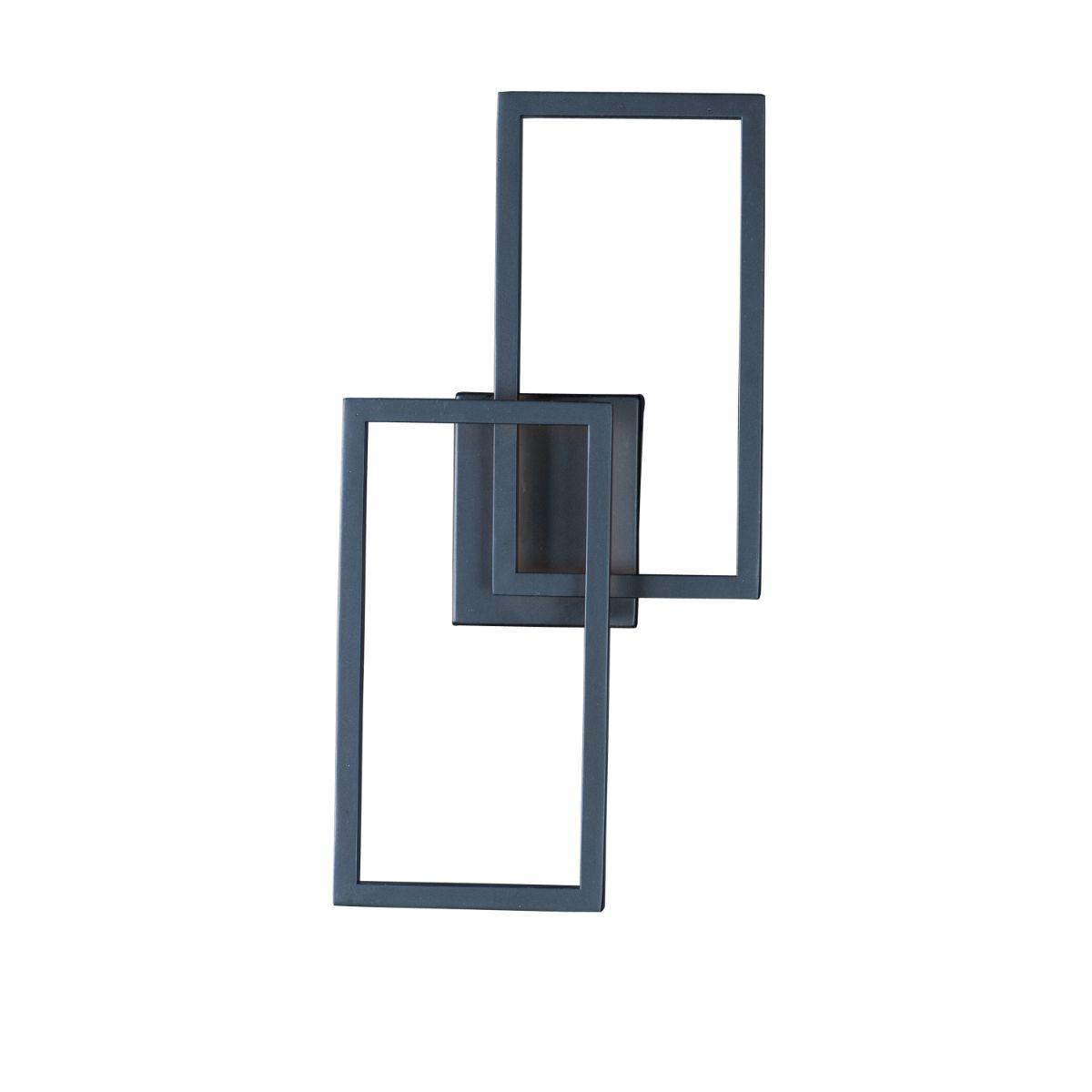 Traverse LED 20 in. LED Outdoor Wall Sconce 2170 Lumens 3000K Black